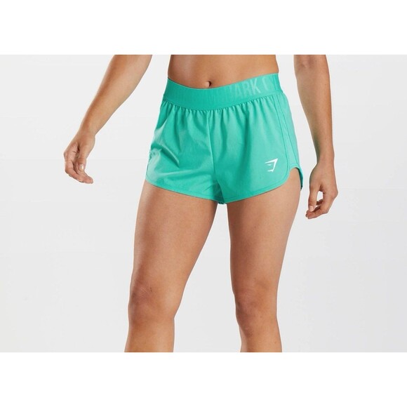 Gymshark Training Shorts Aqua Blue Size Medium - Picture 1 of 10
